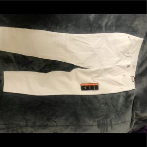 Low Rise White Jeans size 9